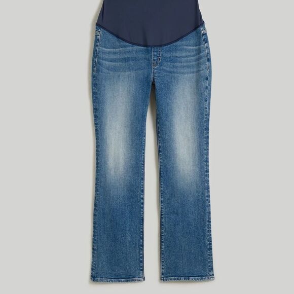 Madewell Maternity Kick Out Crop Jeans Size 28P NWT - Picture 1 of 7